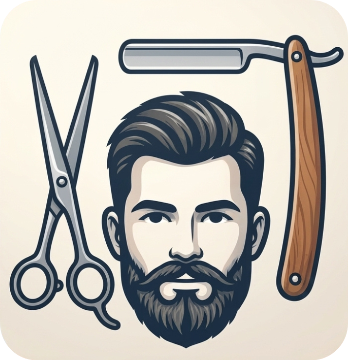 Ícone de corte e barba