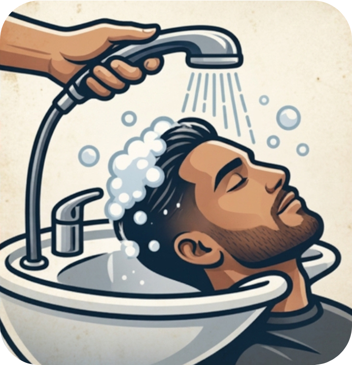 Ícone de lavagem de cabelo